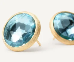 Blue Topaz Stud Earrings, Large|Marco Bicego Hot