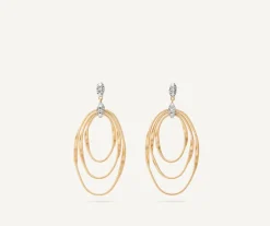 Chandelier Earrings With Ovals And Diamonds|Marco Bicego Cheap