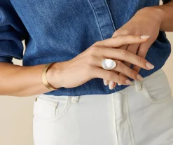 Cocktail Ring With White, Lunaria Mother Of Pearl|Marco Bicego Cheap