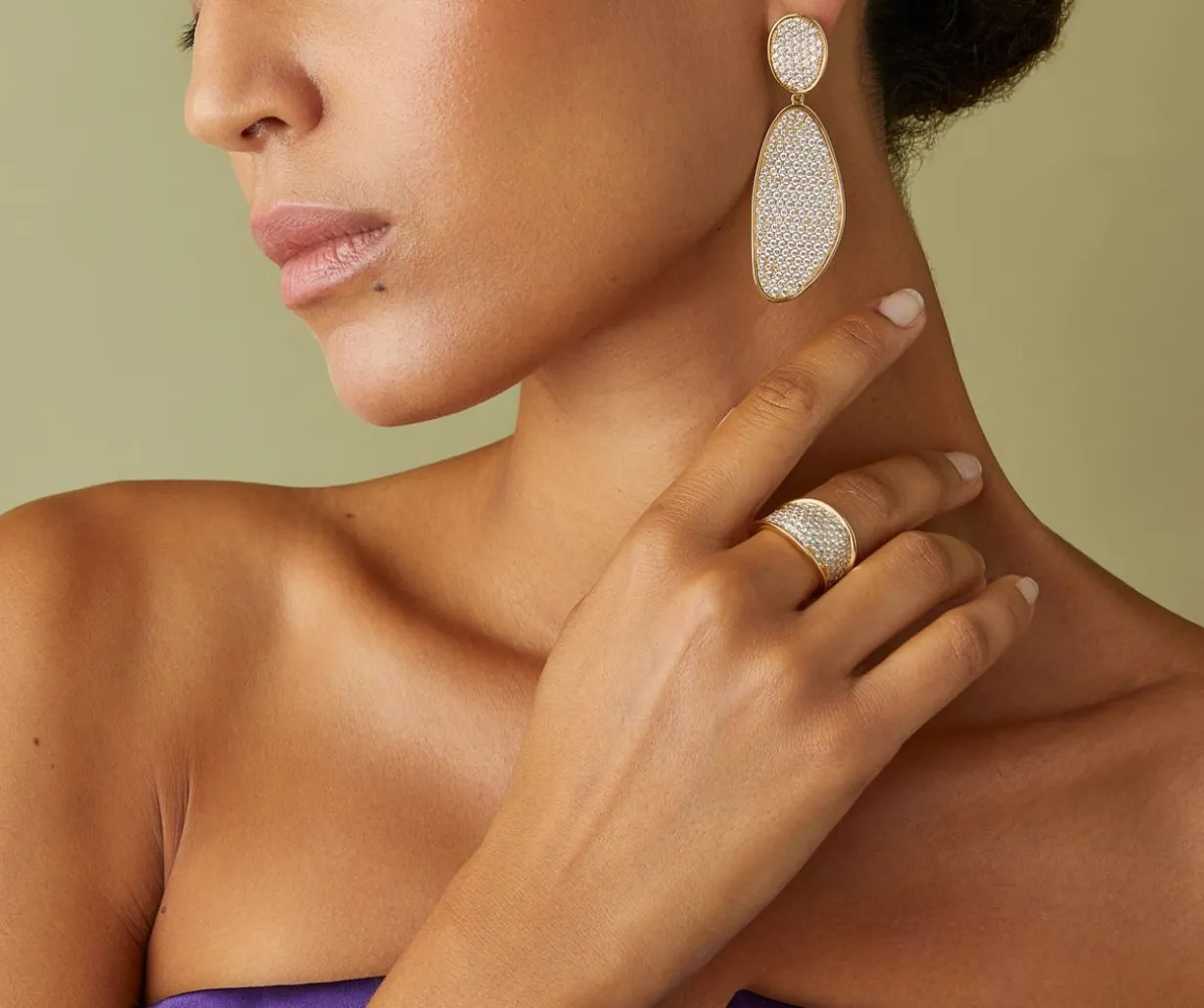 Convertible Gold Chandelier Earrings With Diamonds|Marco Bicego Store