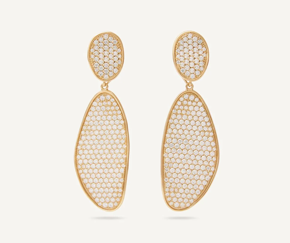 Convertible Gold Chandelier Earrings With Diamonds|Marco Bicego Store
