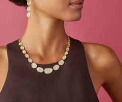 Diamond Necklace With Gold Leaf Degrade|Marco Bicego Sale