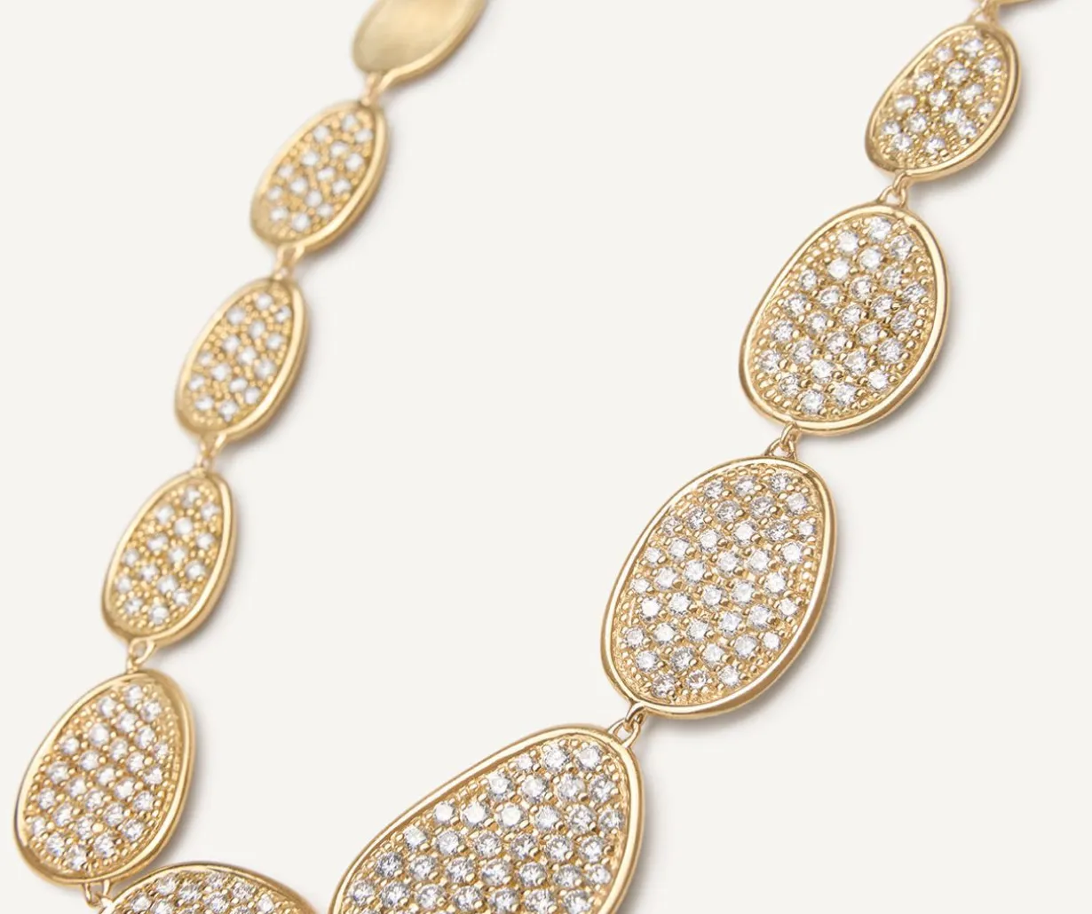 Diamond Necklace With Gold Leaf Degrade|Marco Bicego Sale