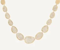 Diamond Necklace With Gold Leaf Degrade|Marco Bicego Sale