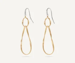 Diamond-Studded Drop Earrings|Marco Bicego Shop