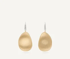 Diamond-Studded Earrings, Medium|Marco Bicego Cheap