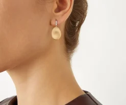 Diamond-Studded Earrings, Small|Marco Bicego Fashion