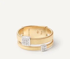Double Band Diamond Pave Ring|Marco Bicego Best