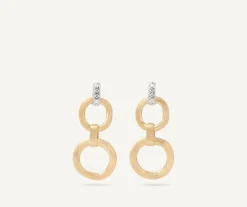 Double-Drop Gold Diamond Earrings|Marco Bicego Sale