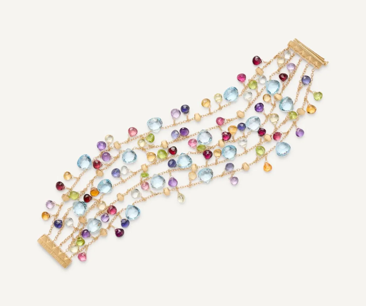 Five-Strand Bracelet With Multicoloured Gemstones|Marco Bicego Outlet