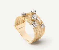 Five Wire Ring With Diamonds, Couture Model|Marco Bicego Store