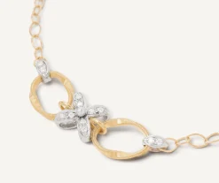 Floral Diamond Pave Bracelet With Adjustable Chain|Marco Bicego Hot