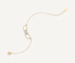 Floral Diamond Pave Bracelet With Adjustable Chain|Marco Bicego Hot