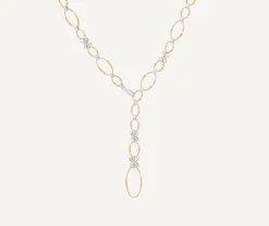 Floral Diamond Pave Lariat Necklace|Marco Bicego Hot