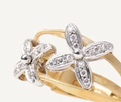 Floral Pave Diamond Ring|Marco Bicego Hot