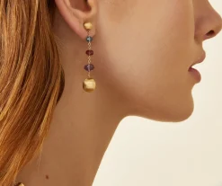 Gold Duster Earrings With Gemstones|Marco Bicego Discount
