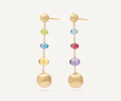Gold Duster Earrings With Gemstones|Marco Bicego Discount