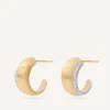 Gold Hoop Earrings With Diamonds, Mini|Marco Bicego Best Sale