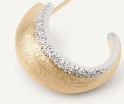 Gold Hoop Earrings With Diamonds, Mini|Marco Bicego Best Sale