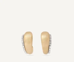 Gold Hoop Earrings With Diamonds, Mini|Marco Bicego Best Sale