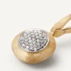 Gold Pendant With Pave Diamonds, Small|Marco Bicego New