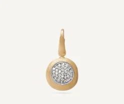 Gold Pendant With Pave Diamonds, Small|Marco Bicego New
