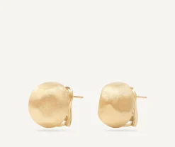 Gold Stud Earrings, Large|Marco Bicego Discount