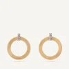 Gold Stud Earrings With Diamonds|Marco Bicego Hot