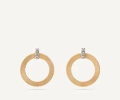 Gold Stud Earrings With Diamonds|Marco Bicego Hot