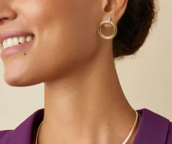 Gold Stud Earrings With Diamonds|Marco Bicego Hot