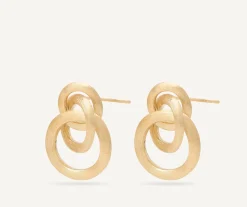 Gold Stud Earrings With Links|Marco Bicego Flash Sale