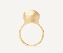 18Kt Yellow Gold And Diamond Ring|Marco Bicego Flash Sale