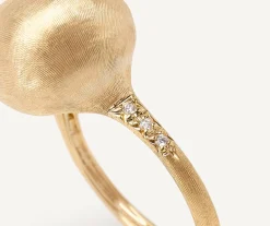 18Kt Yellow Gold And Diamond Ring|Marco Bicego Flash Sale
