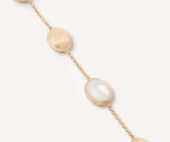 18Kt Yellow Gold Bracelet With Ovals And Mother-Of-Pearl|Marco Bicego Outlet