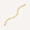 18Kt Yellow Gold Diamond Alternating Pave Bracelet|Marco Bicego Fashion