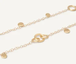 18Kt Yellow Gold Long Necklace With Charms|Marco Bicego Flash Sale