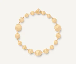 18Kt Yellow Gold Mixed Bead Bracelet|Marco Bicego Store