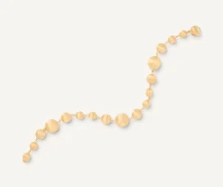 18Kt Yellow Gold Mixed Bead Bracelet|Marco Bicego Store