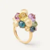 18Kt Yellow Gold Mixed Gemstone Cocktail Ring|Marco Bicego Fashion