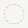 18Kt Yellow Gold Necklace With Oval Elements And Aquamarine|Marco Bicego Flash Sale