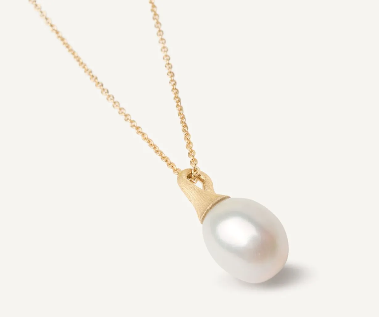 18Kt Yellow Gold Pendant With Pearl|Marco Bicego New