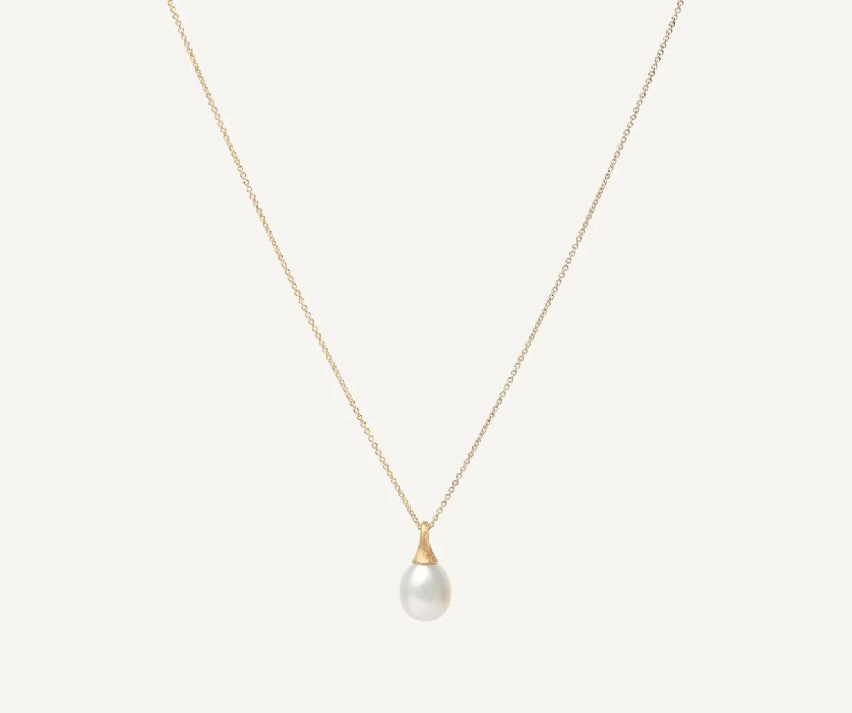 18Kt Yellow Gold Pendant With Pearl|Marco Bicego New