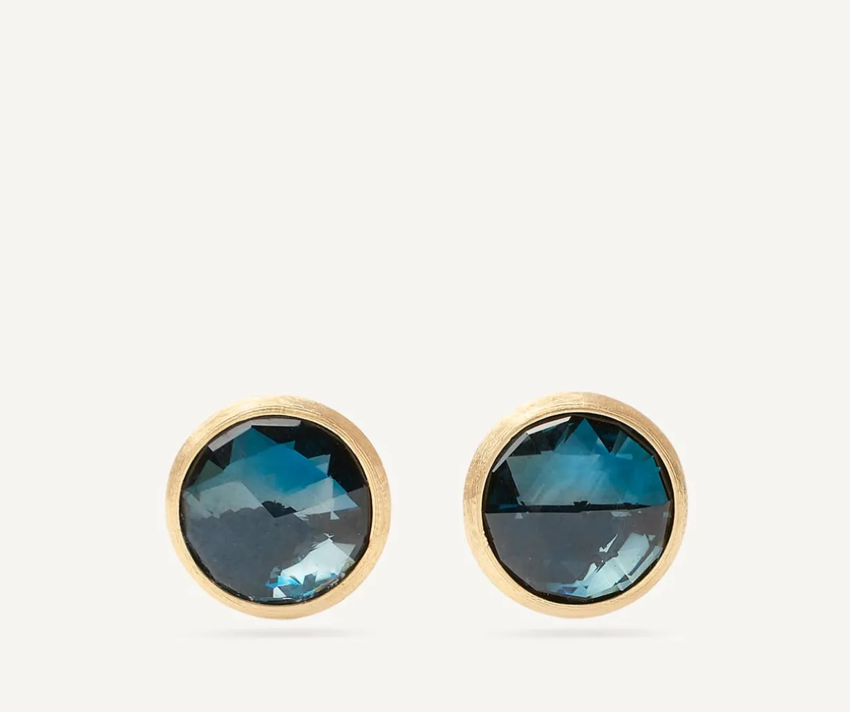 London Blue Topaz Stud Earrings, Large|Marco Bicego Store