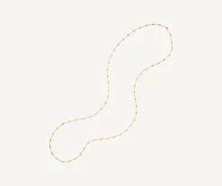 Long Necklace With Oval Elements And Diamonds|Marco Bicego Cheap