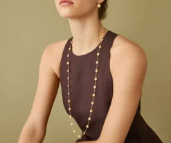 Long Necklace With Yellow Gold Oval Elements|Marco Bicego Discount