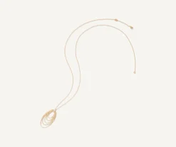 Long Pendant With Oval Elements And Diamonds|Marco Bicego Flash Sale