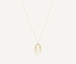 Long Pendant With Oval Elements And Diamonds|Marco Bicego Flash Sale