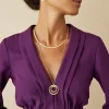Long Two-Loop Pendant With Diamonds|Marco Bicego Discount