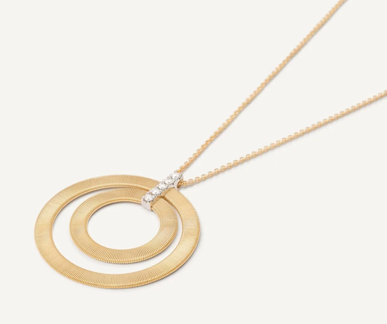 Long Two-Loop Pendant With Diamonds|Marco Bicego Discount