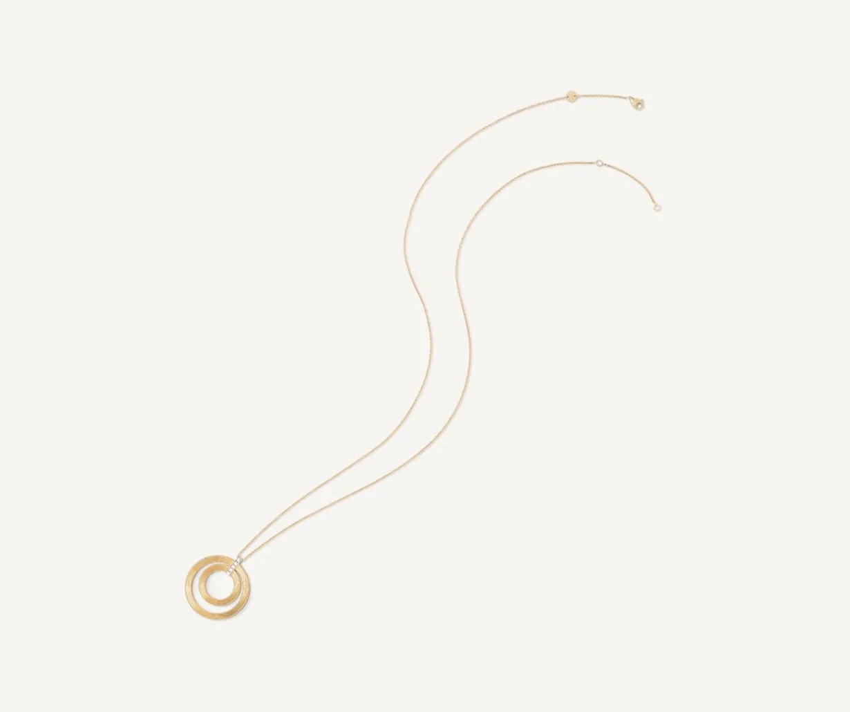 Long Two-Loop Pendant With Diamonds|Marco Bicego Discount